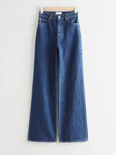 DARK BLUE WIDE LEG JEANS - THE VOGUE APPARELS